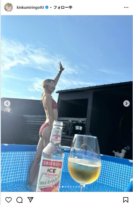 金田久美子のインスタグラムから