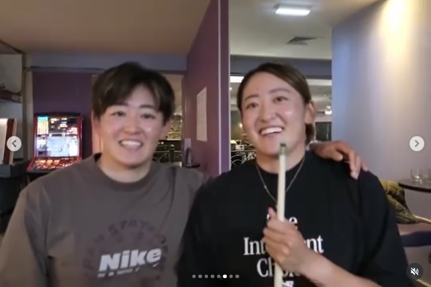 岩井千怜のインスタグラムから