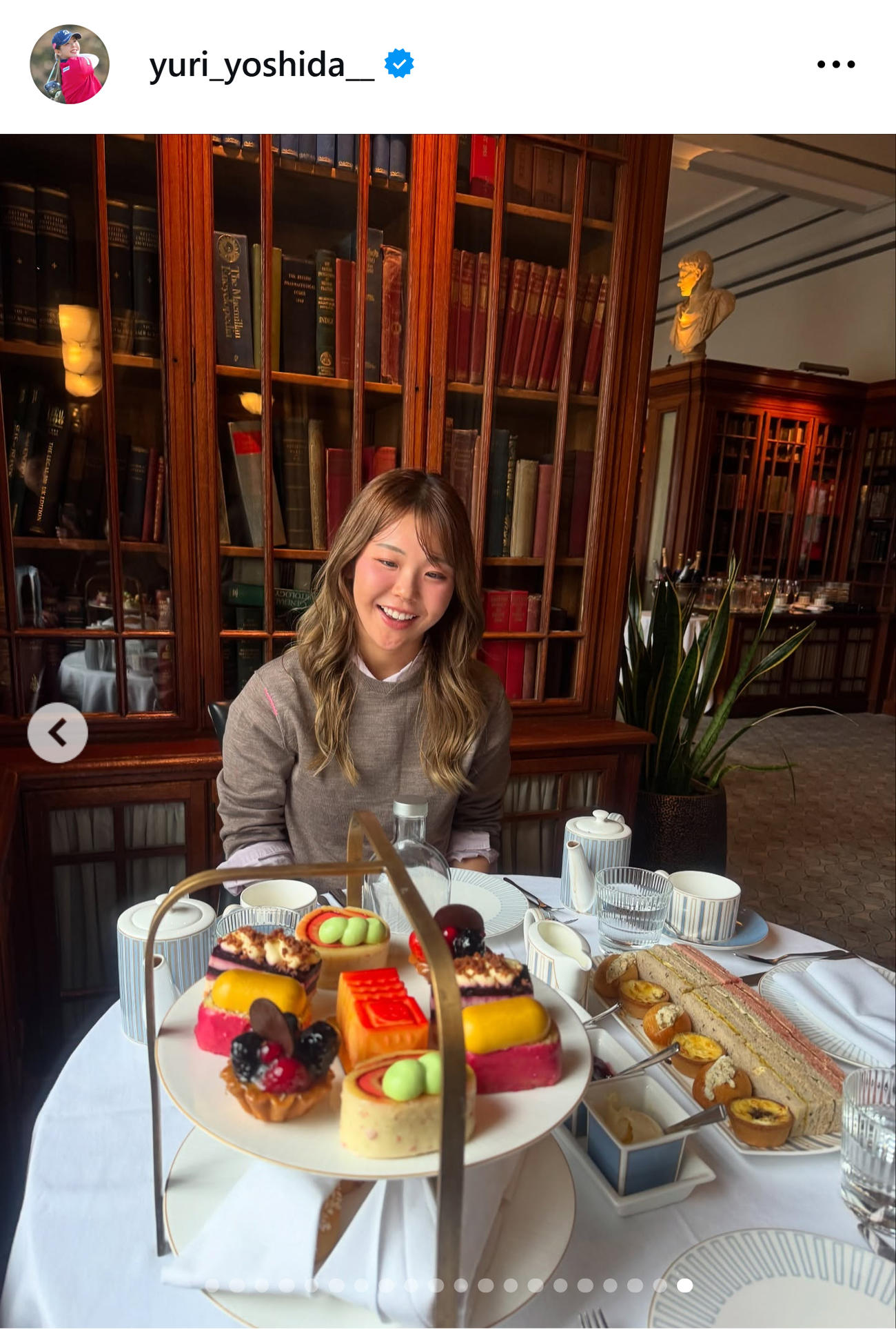 吉田優利のインスタグラムから