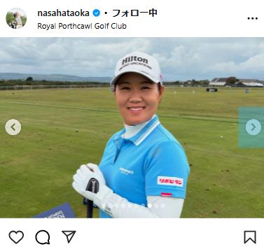 畑岡奈紗のインスタグラムから