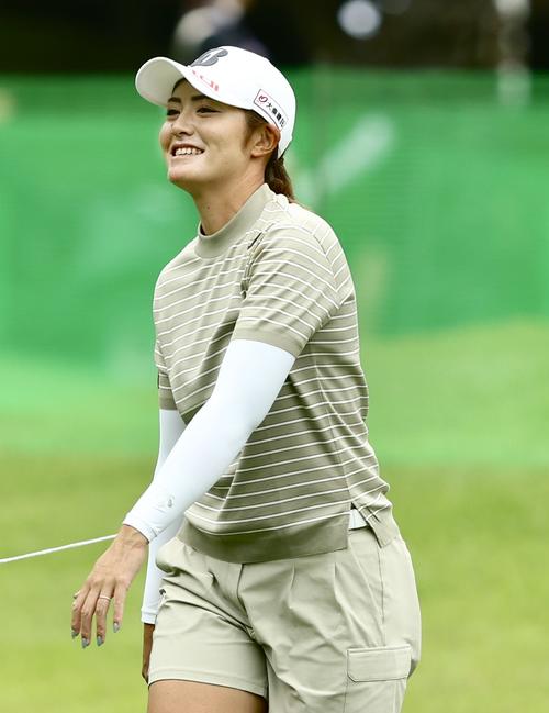 プロアマ戦に臨む渡辺（撮影・河田真司）