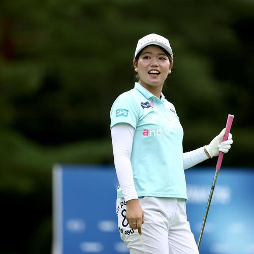 プロアマ戦に臨む桜井（撮影・河田真司）