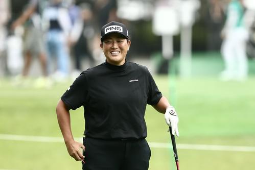 プロアマ戦に臨む工藤（撮影・河田真司）