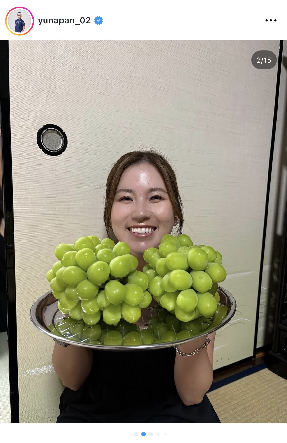 西村優菜のインスタグラムから