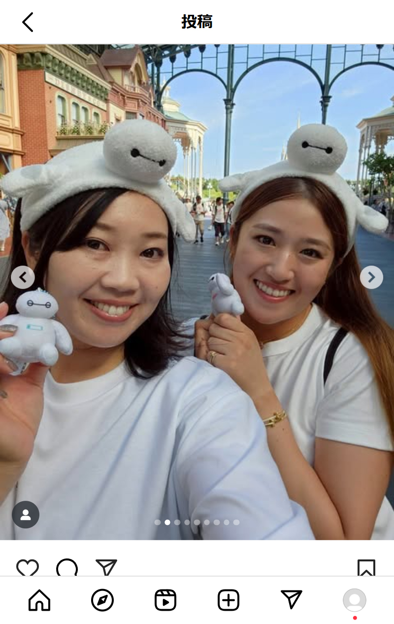 稲見萌寧のインスタグラムから