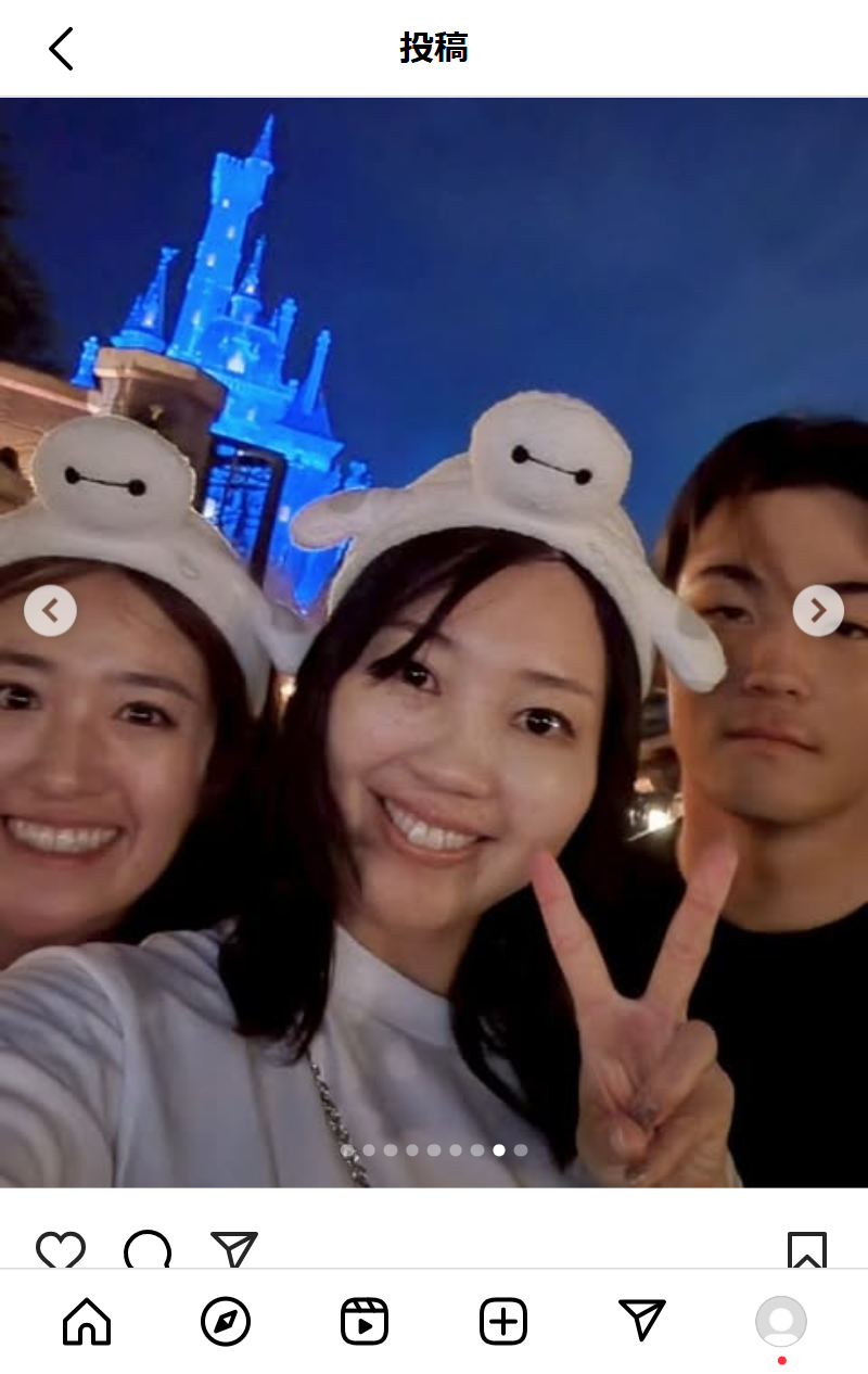 稲見萌寧のインスタグラムから