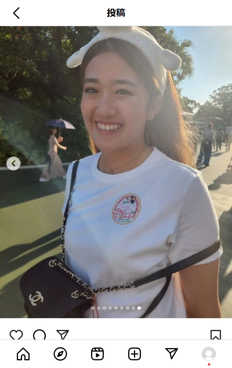 稲見萌寧のインスタグラムから
