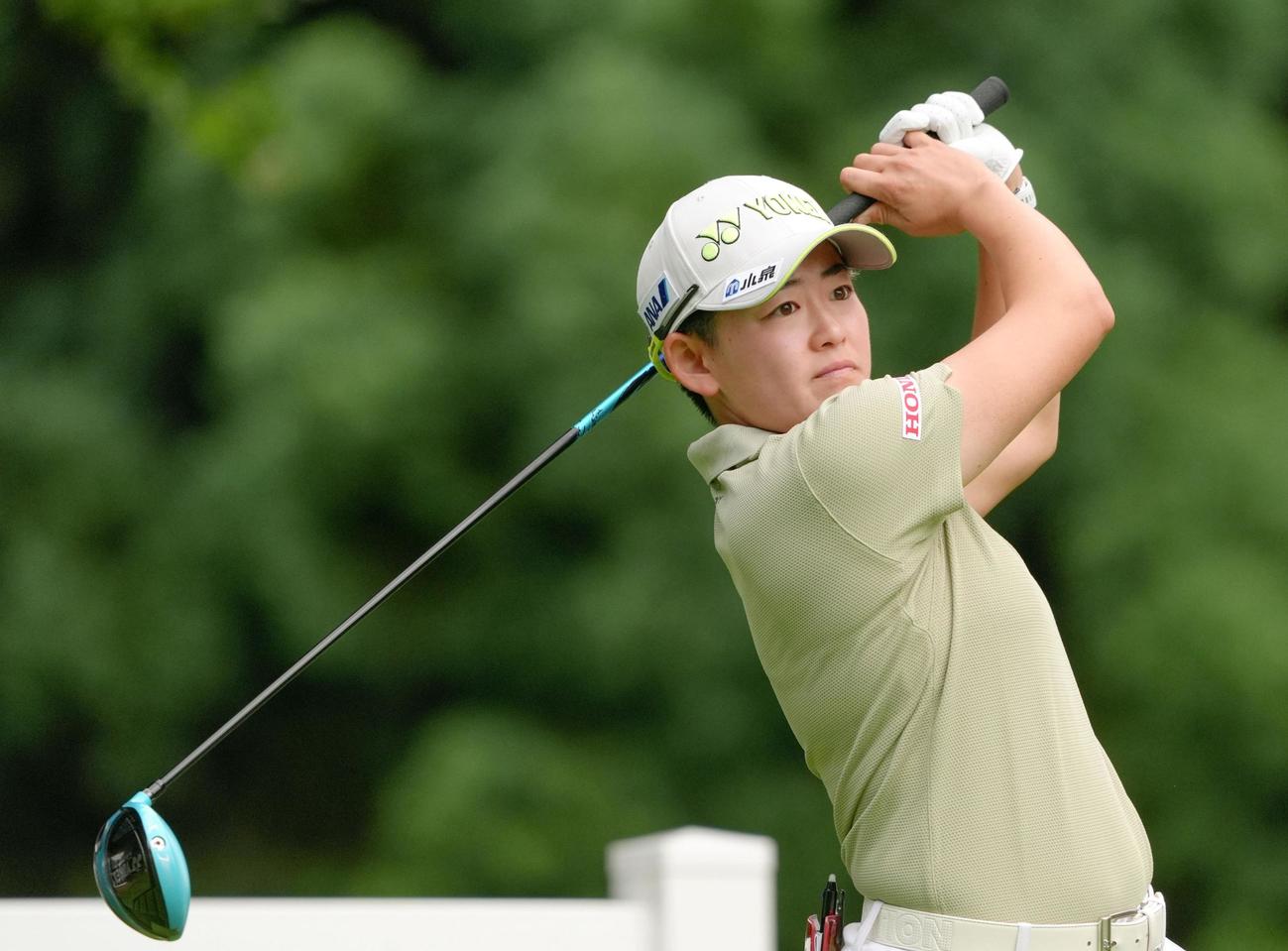 第1ラウンド、5アンダーで12位の岩井明愛（共同）