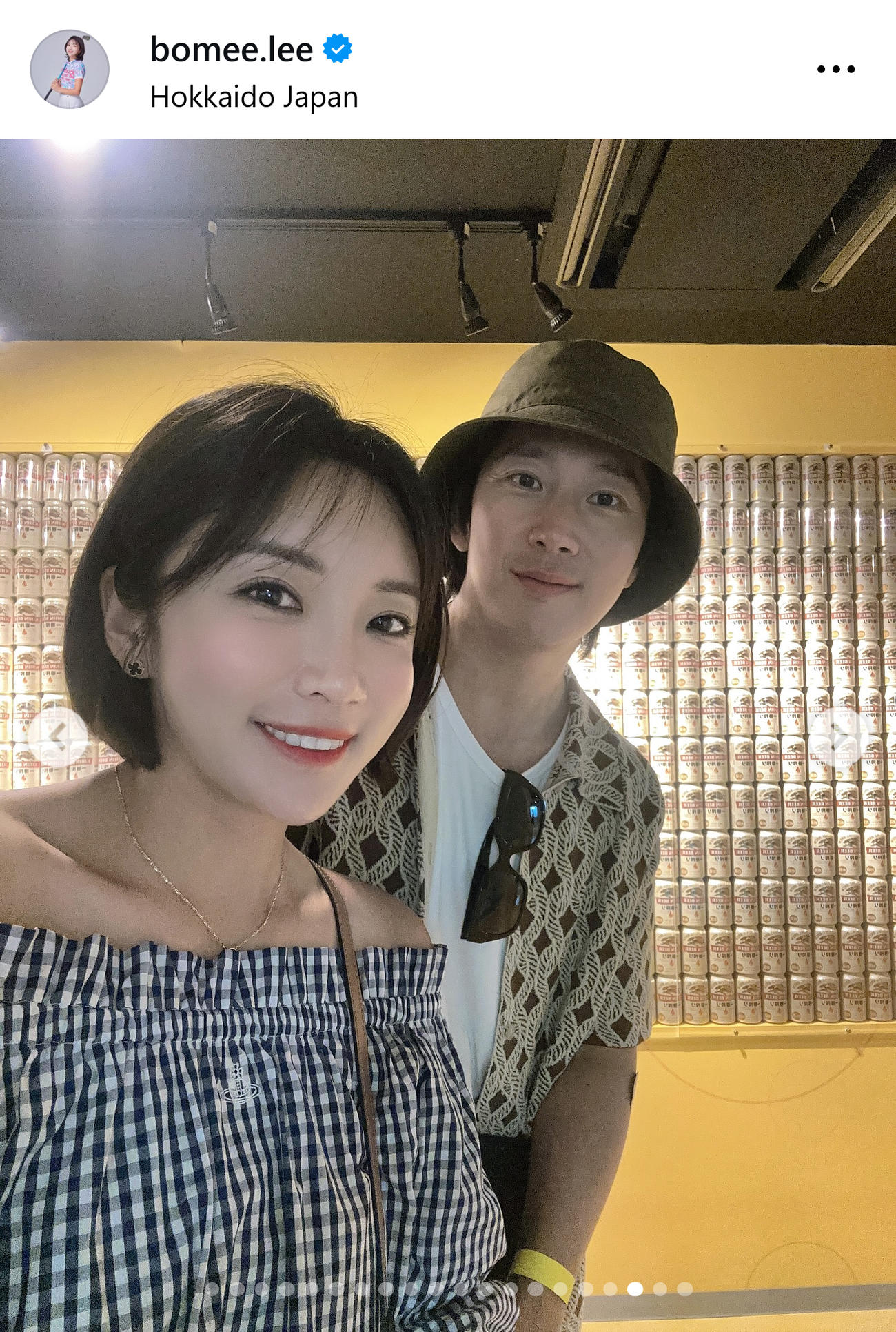 イ・ボミさんのインスタグラムから