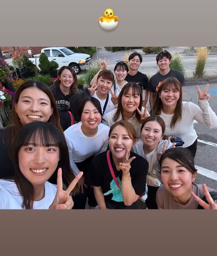 渋野日向子のインスタグラムのストーリーズより（画像はスクリーンショット）