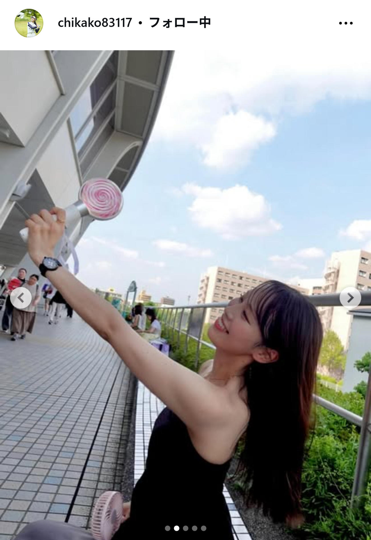鈴木愛佳子のインスタグラムから