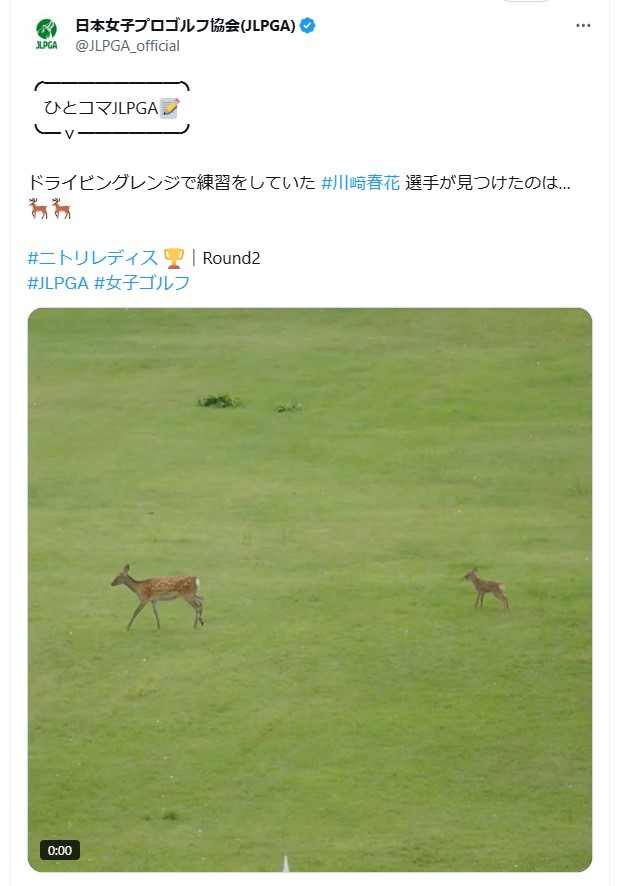日本女子プロゴルフ協会公式Xから