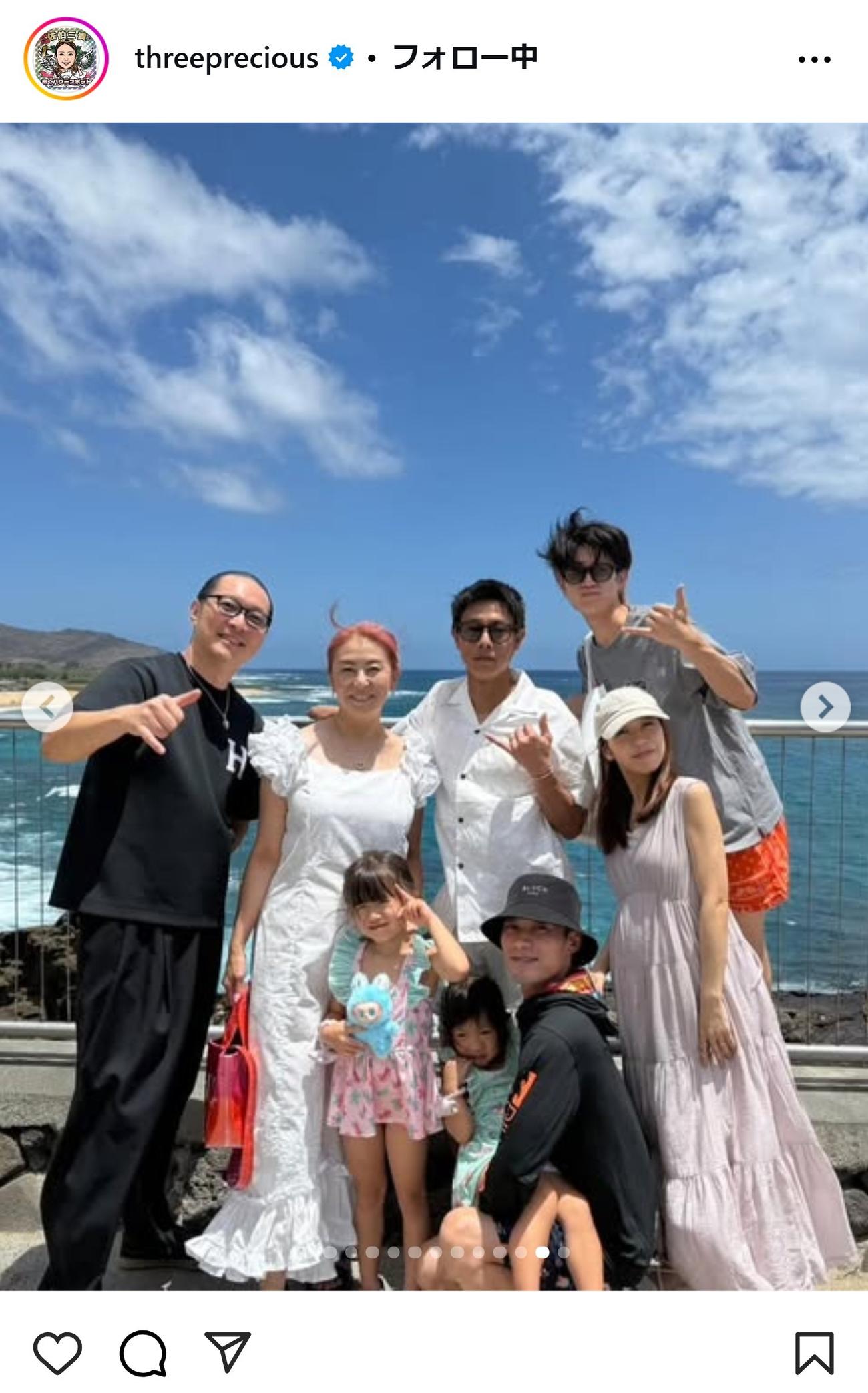 佐伯三貴のインスタグラムから