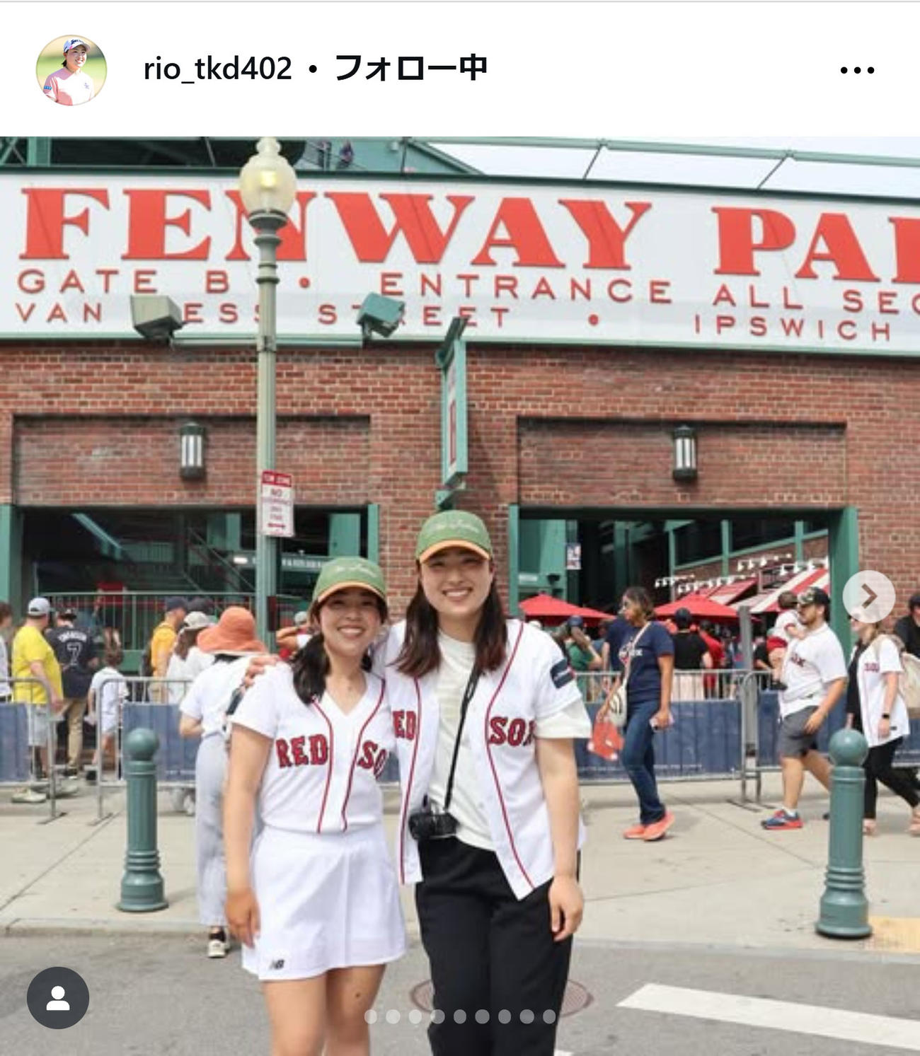 竹田麗央のインスタグラムから