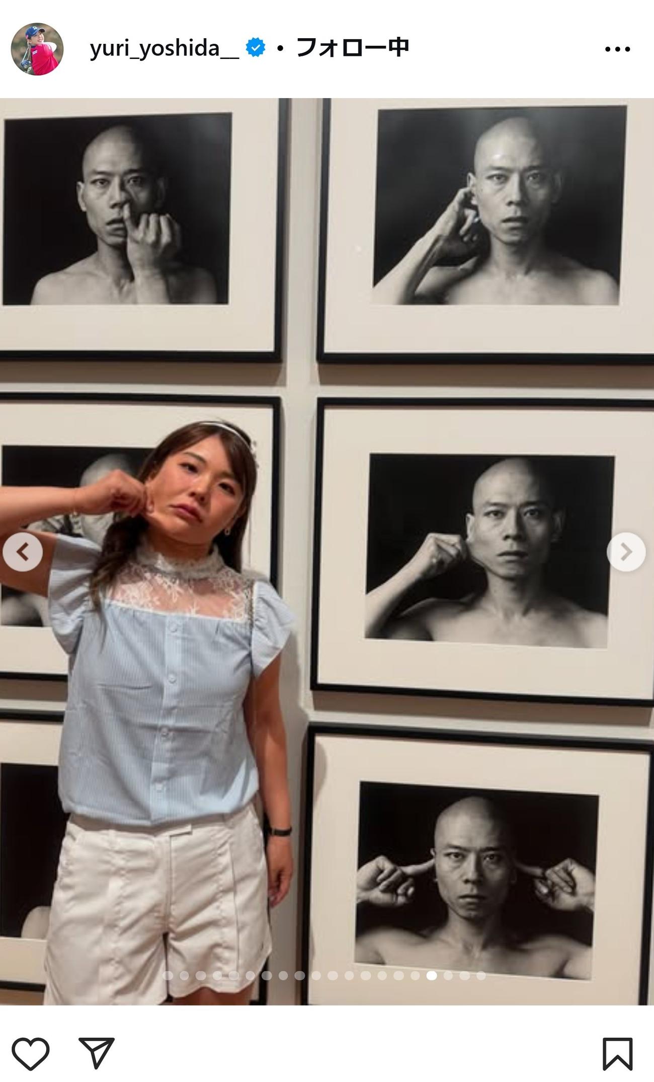 吉田優利のインスタグラムから