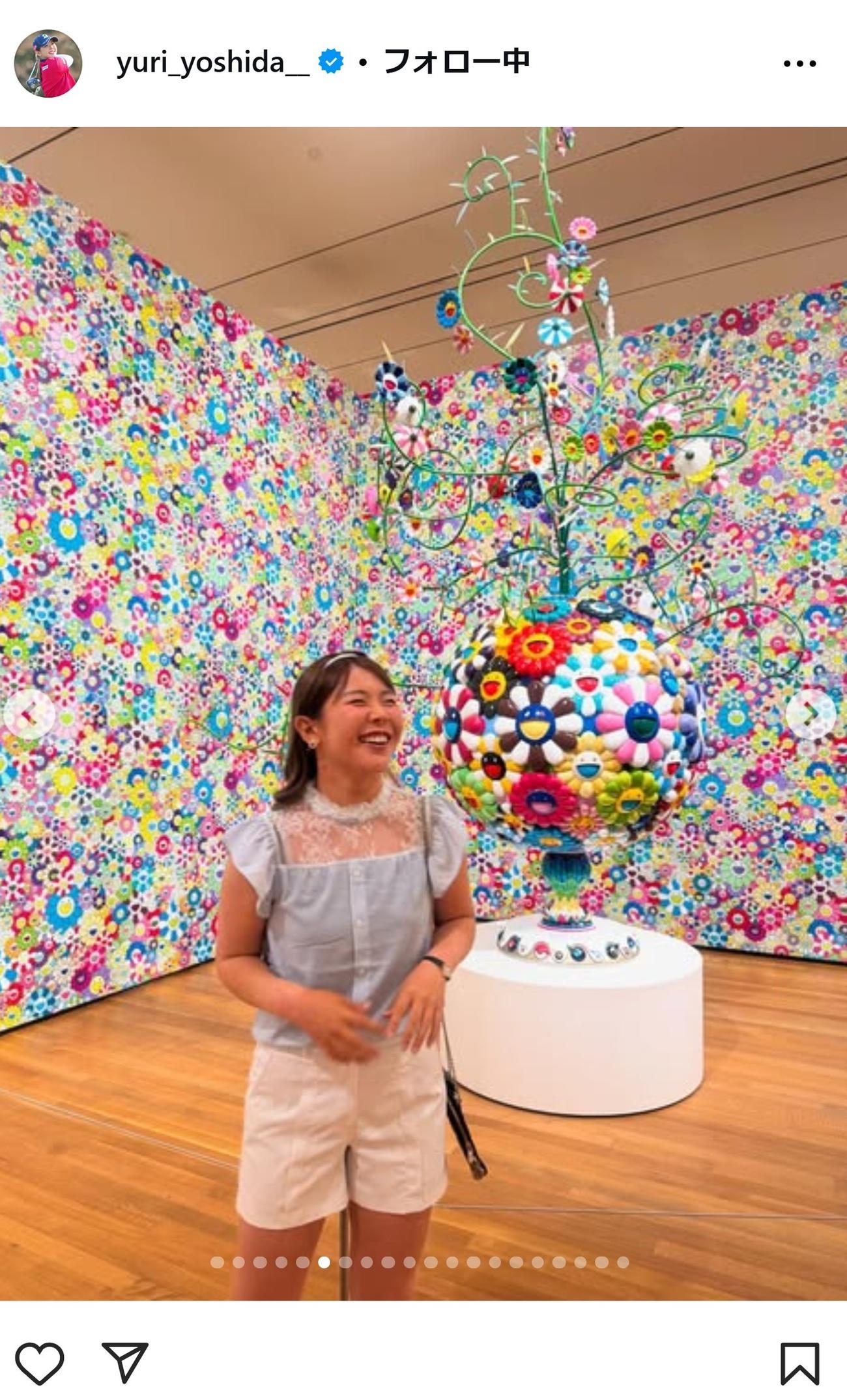 吉田優利のインスタグラムから