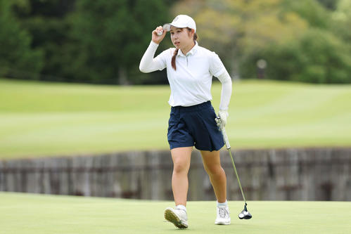 9番、パーパットを沈めた荒木優奈（撮影・宮地輝）