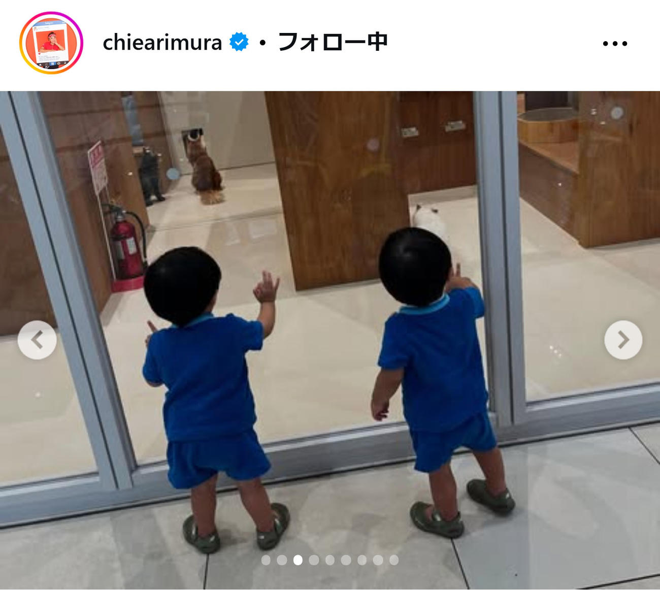 有村智恵のインスタグラムから