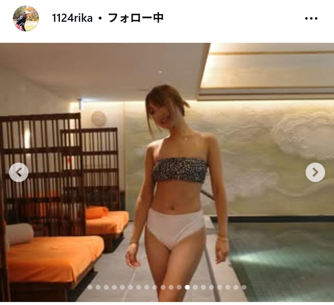 井上莉花のインスタグラムから