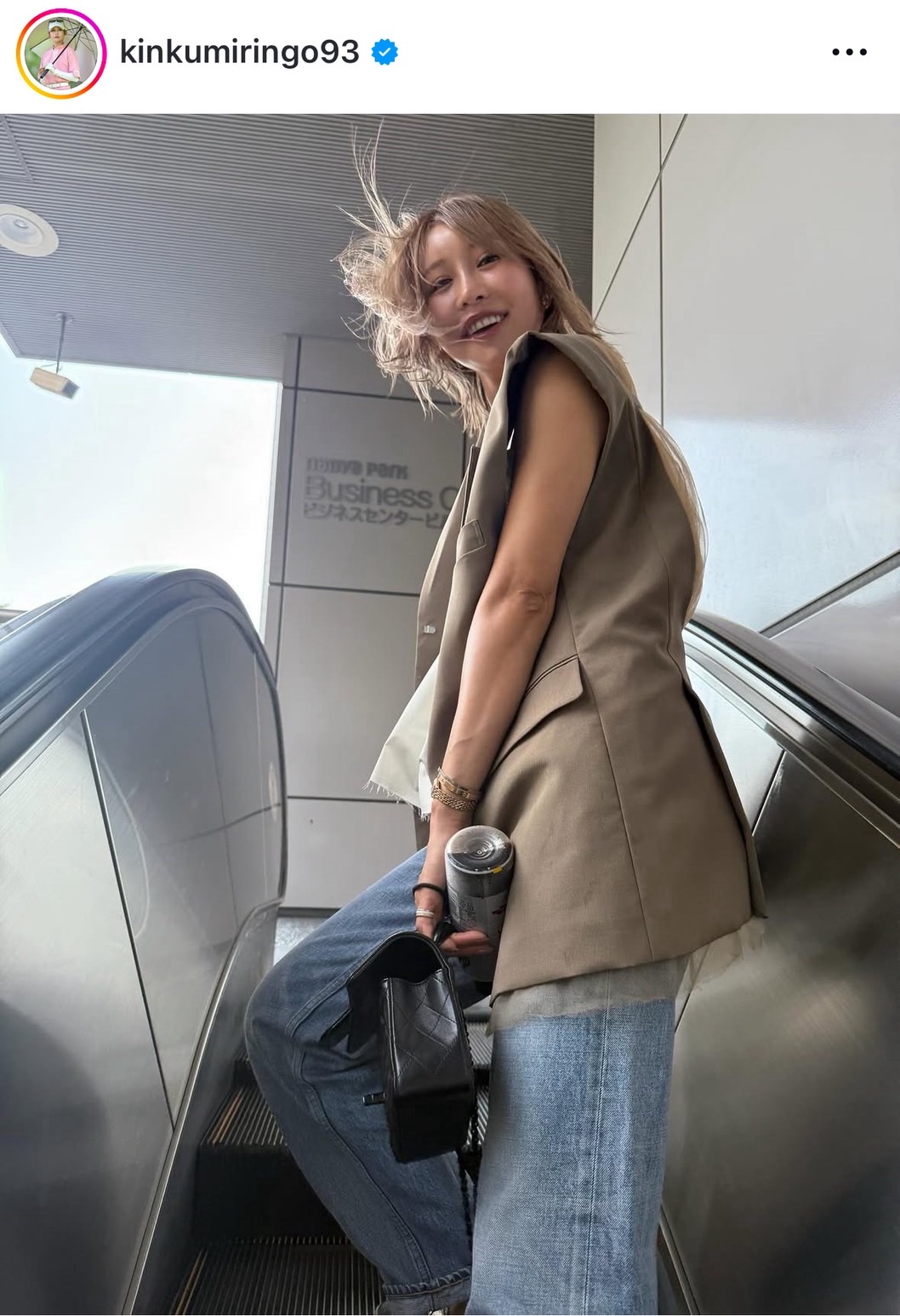 金田久美子のインスタグラムから