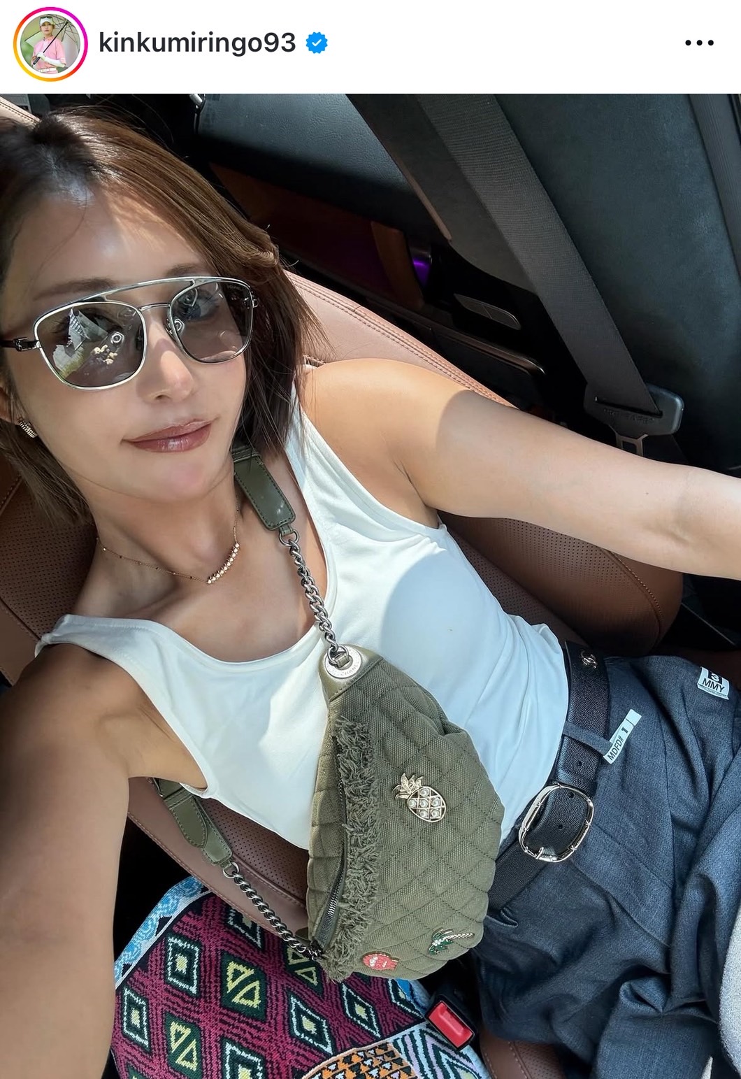 金田久美子のインスタグラムから