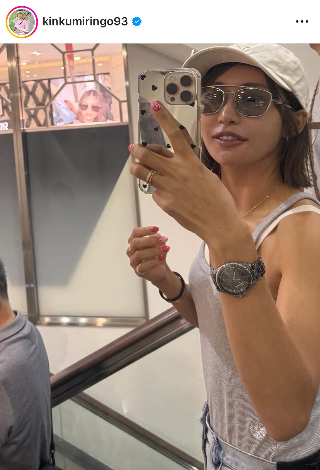 金田久美子のインスタグラムから