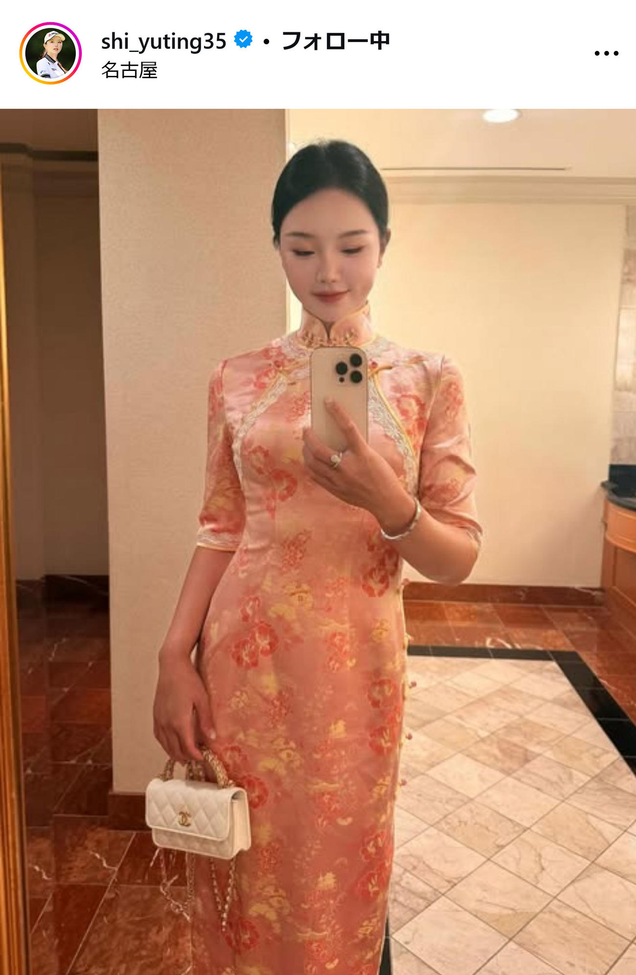 セキ・ユウティンのインスタグラムから