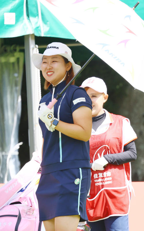 1番、リラックスした表情の小滝（撮影・上山淳一）