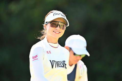 2番、ラウンドする藤田（撮影・滝沢徹郎）