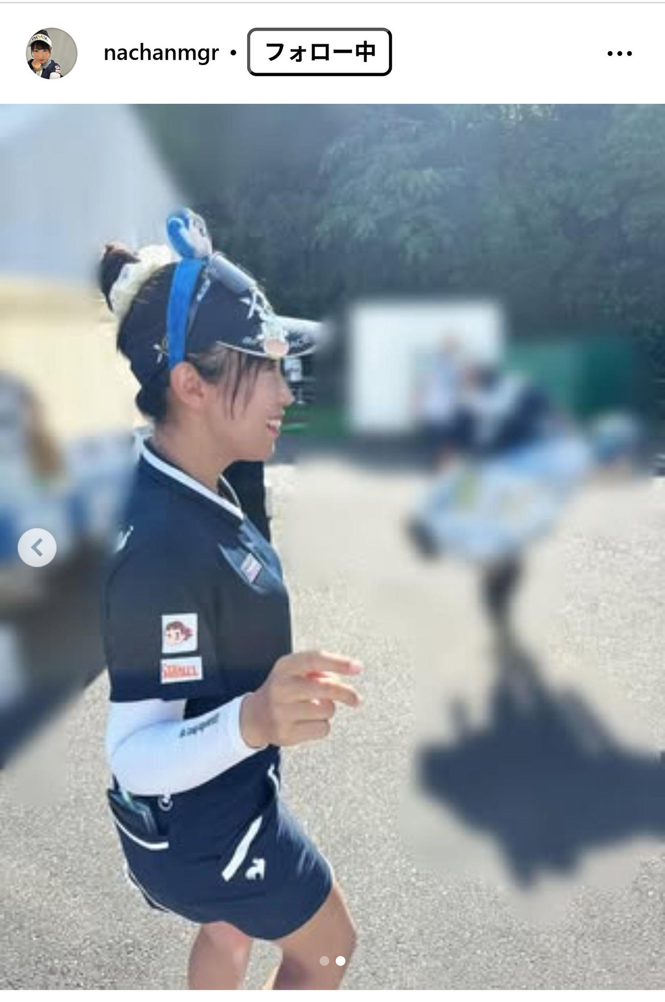 菅沼菜々のマネジャーのインスタグラムから