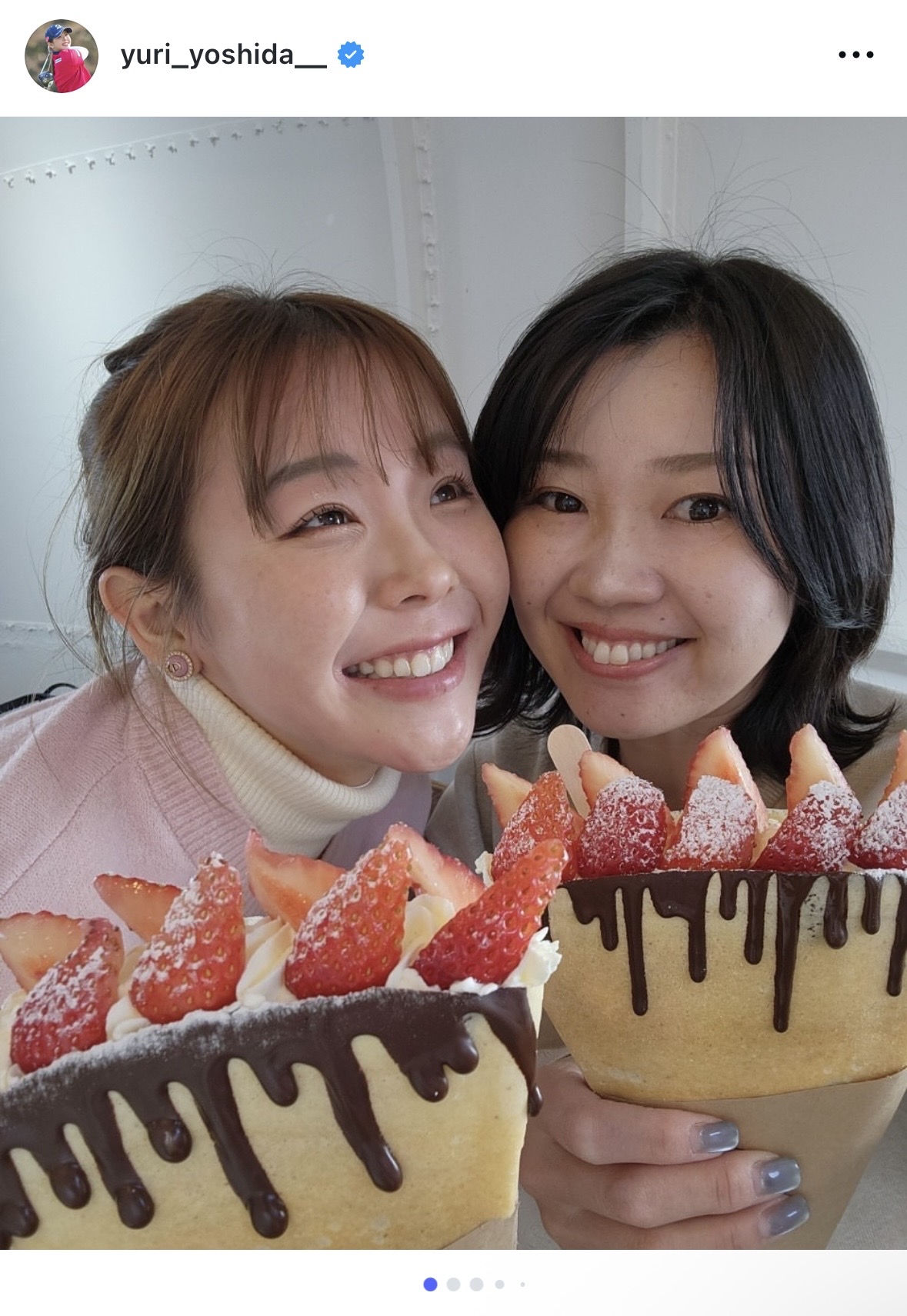吉田優利のインスタグラムから