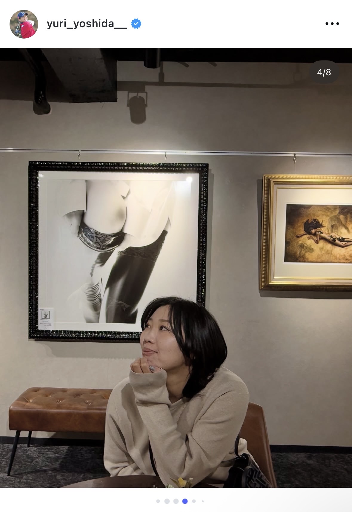 吉田優利のインスタグラムから