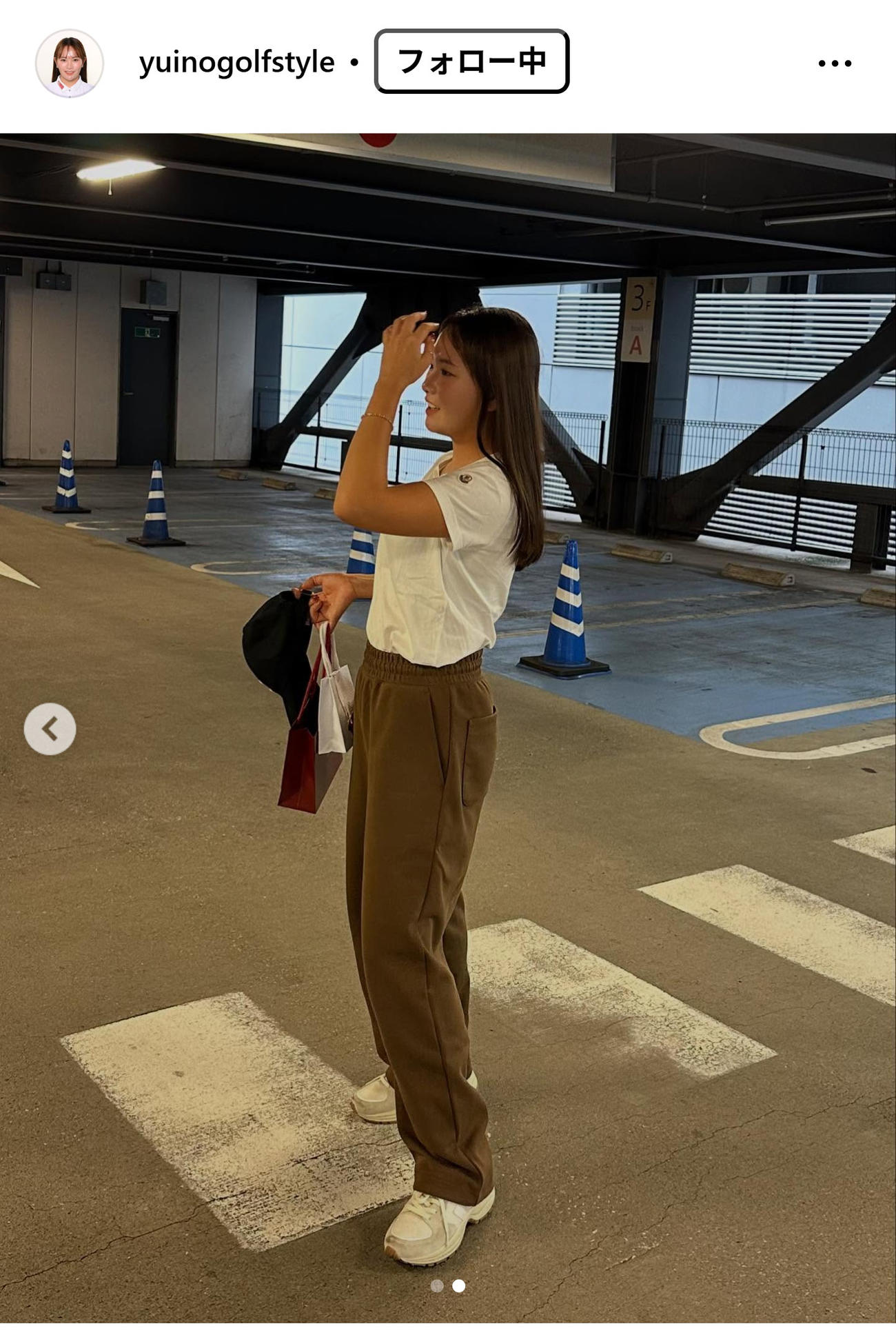 河本結のインスタグラムから