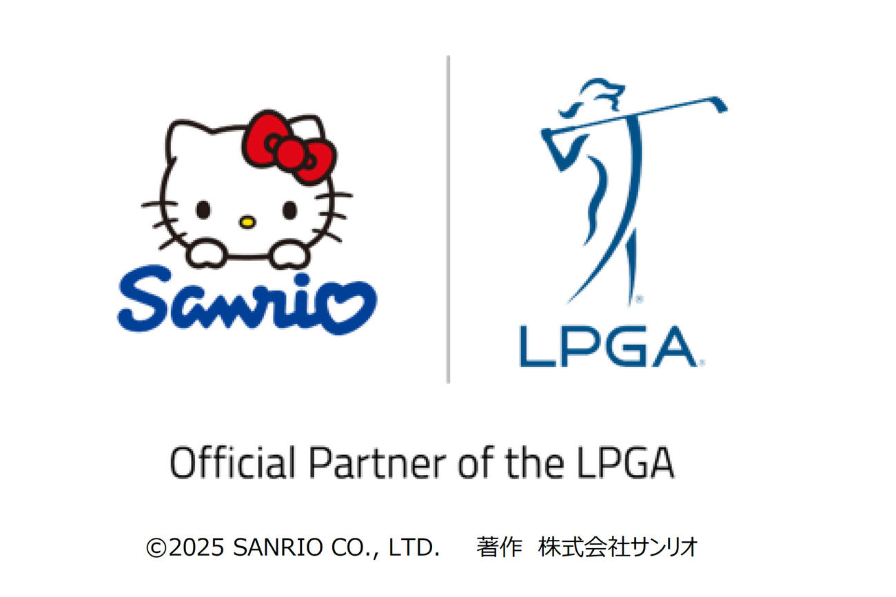 LPGAとパートナー契約を結んだサンリオ（株式会社サンリオの公式HPから）
