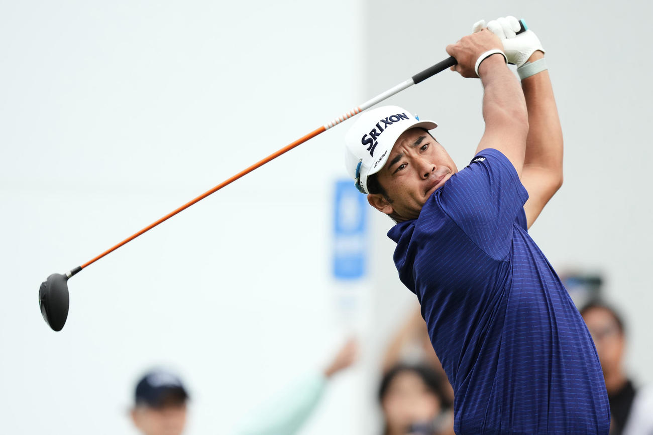 34位発進の松山英樹（AP）