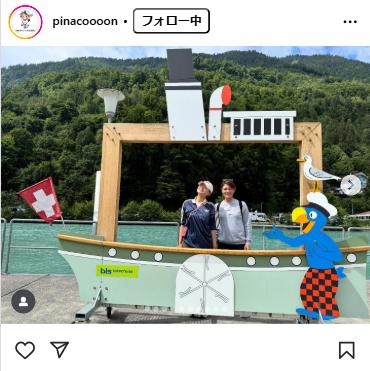 渋野日向子のインスタグラムから