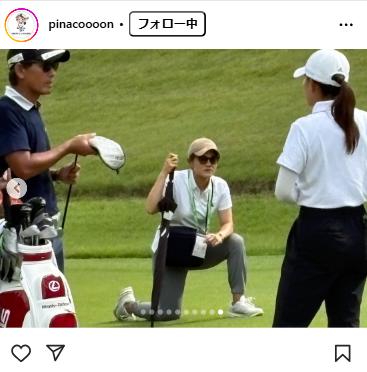 渋野日向子のインスタグラムから