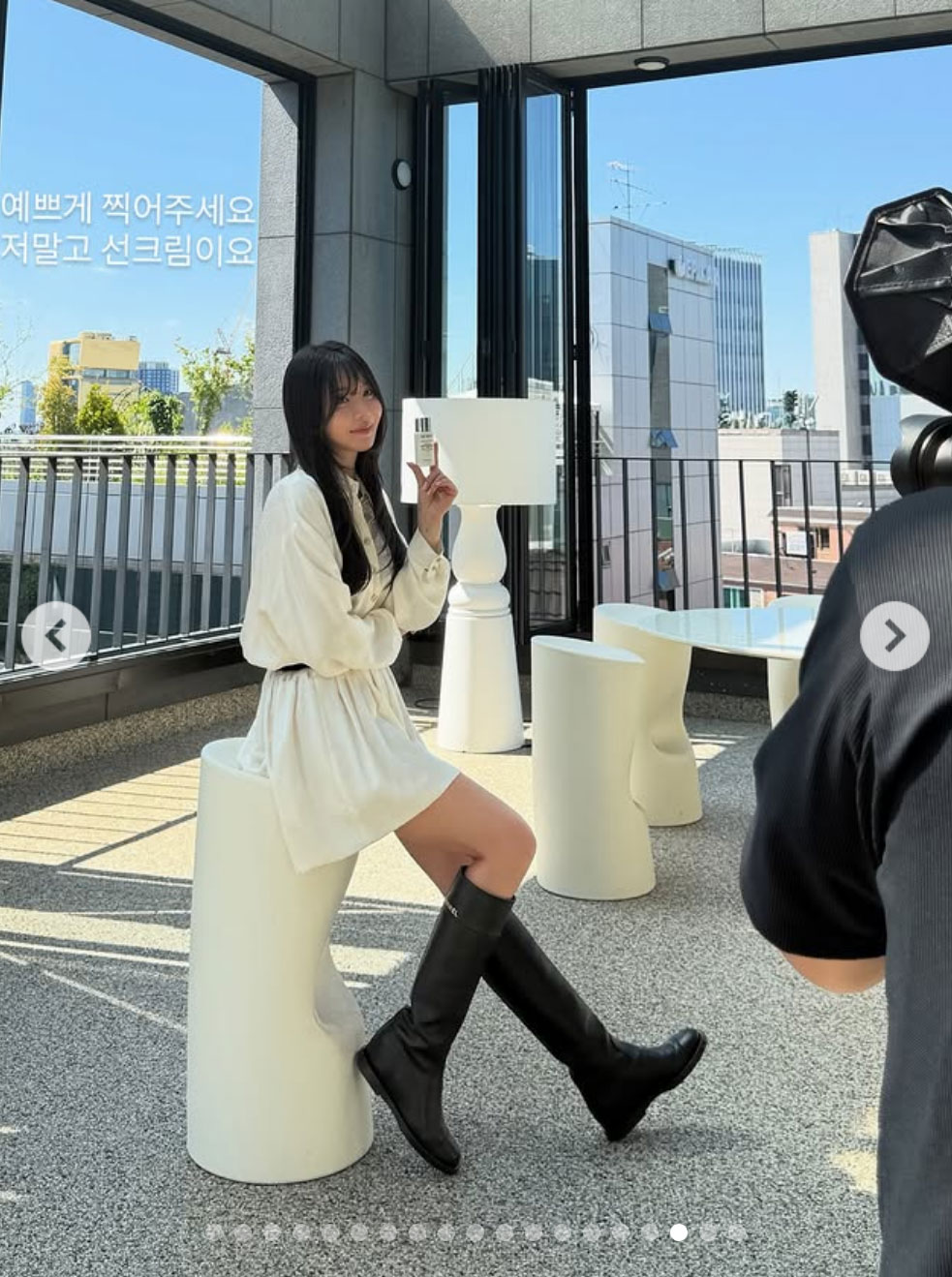 アン・シネのインスタグラムから
