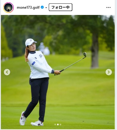 稲見萌寧のインスタグラムから