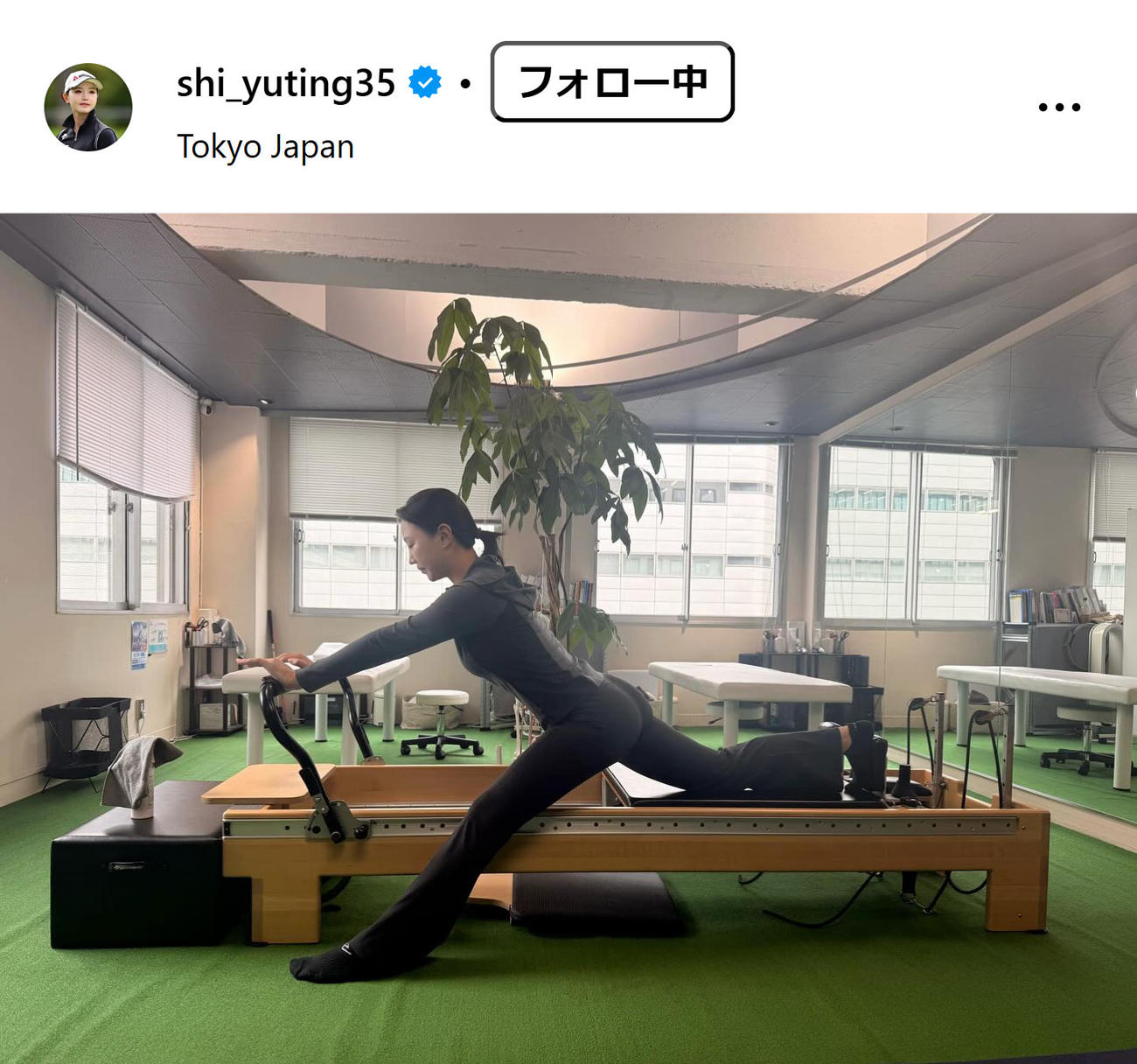 セキ・ユウティンのインスタグラムから