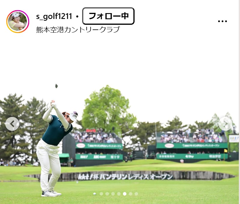 佐久間朱莉のインスタグラムから