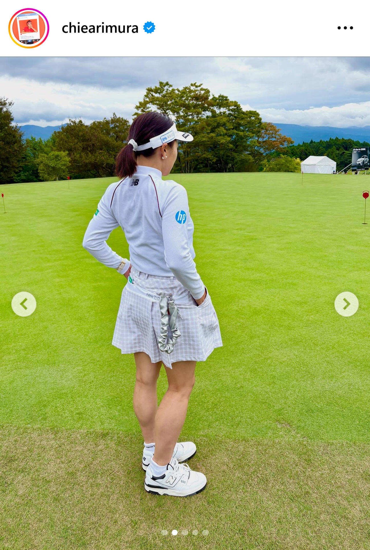 有村智恵のインスタグラムから