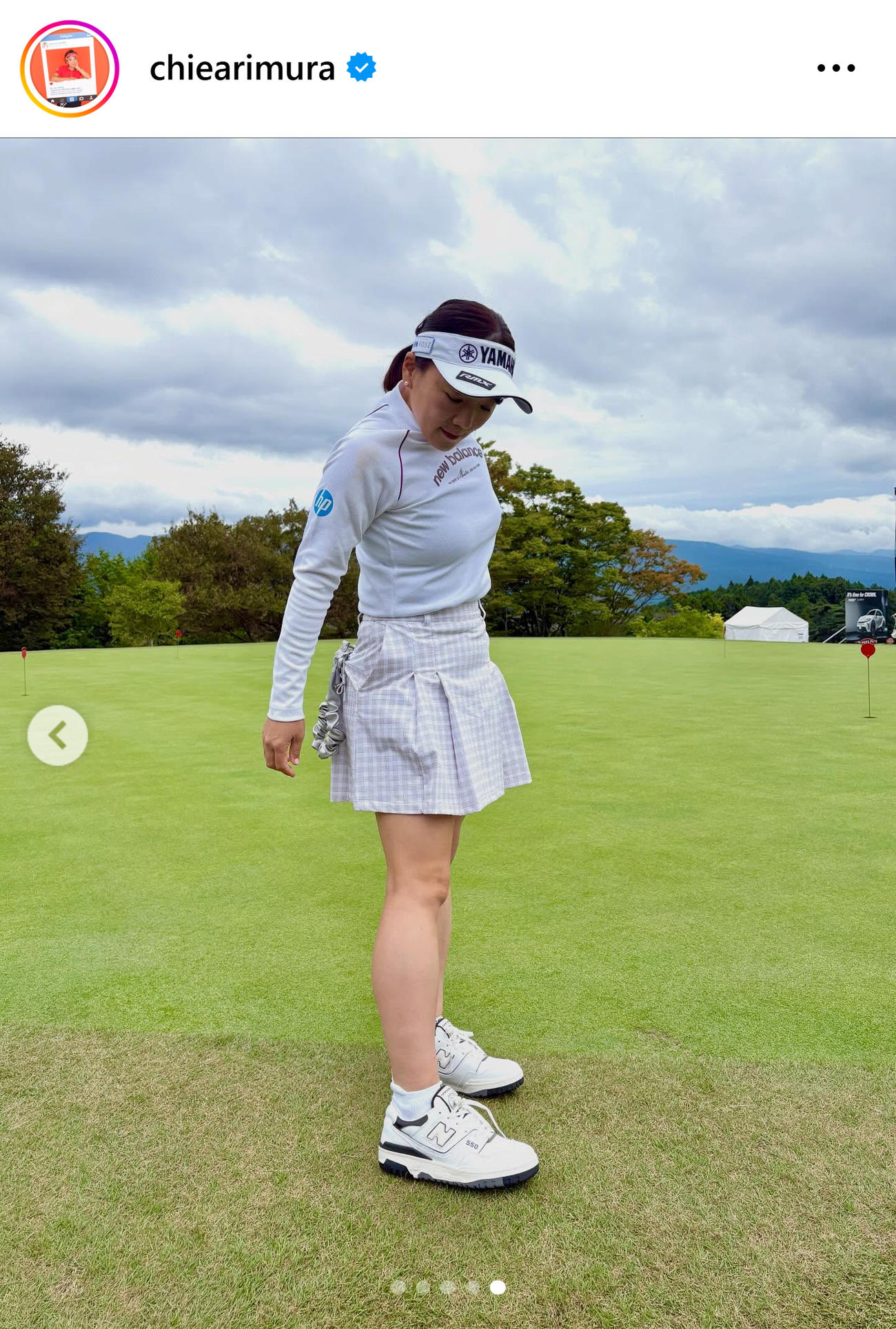 有村智恵のインスタグラムから
