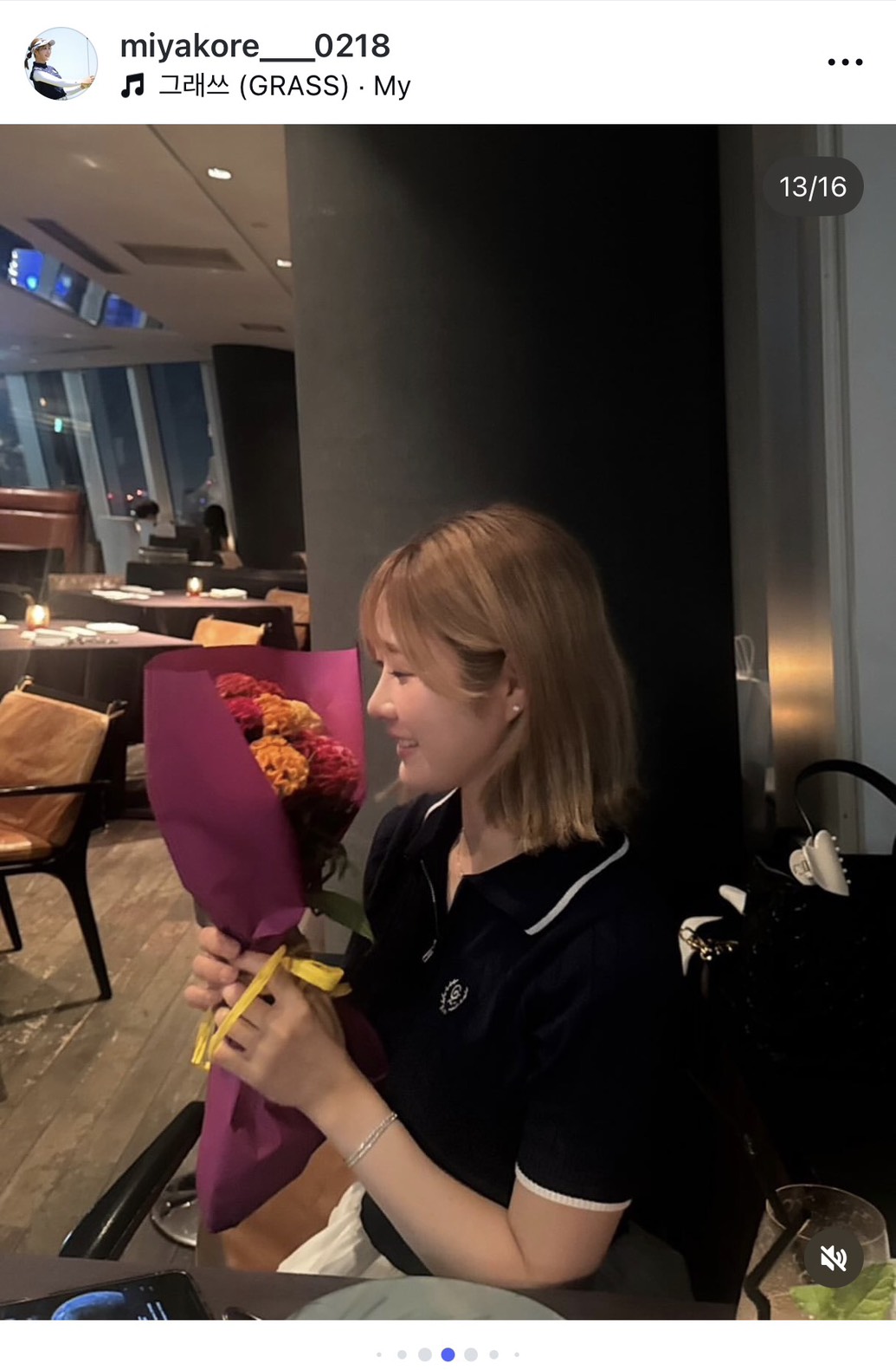 インスタグラムでプライベートの様子を公開した女子プロゴルファー都玲華（画像はスクリーンショット）
