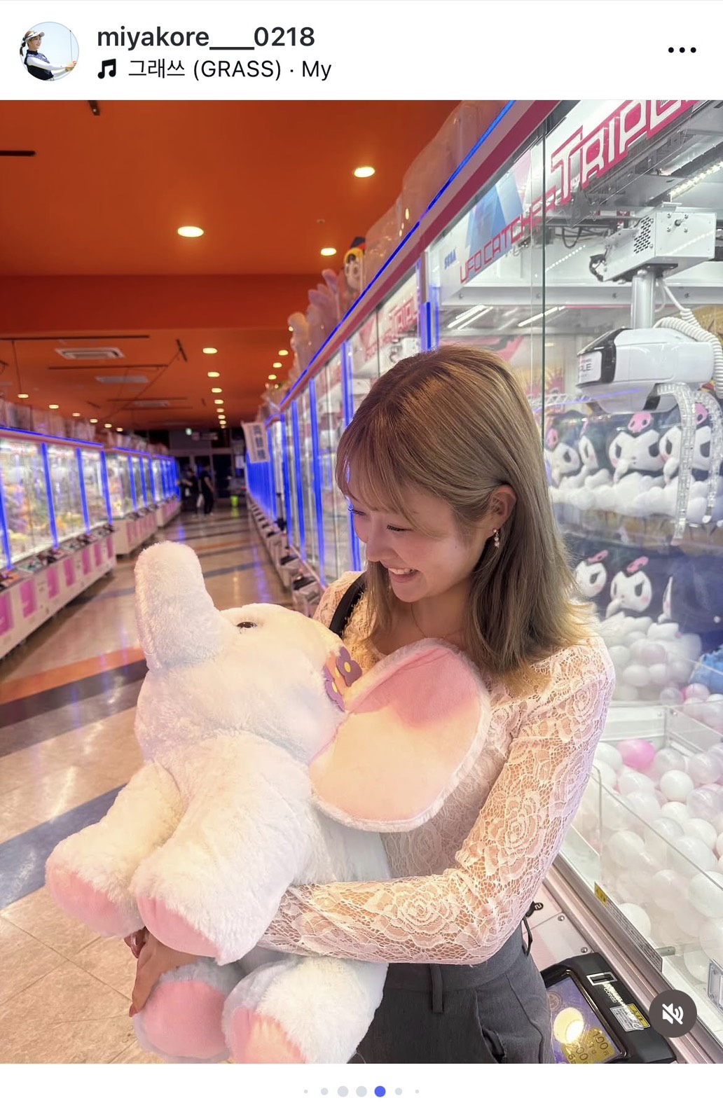 インスタグラムでプライベートの様子を公開した女子プロゴルファー都玲華（画像はスクリーンショット）