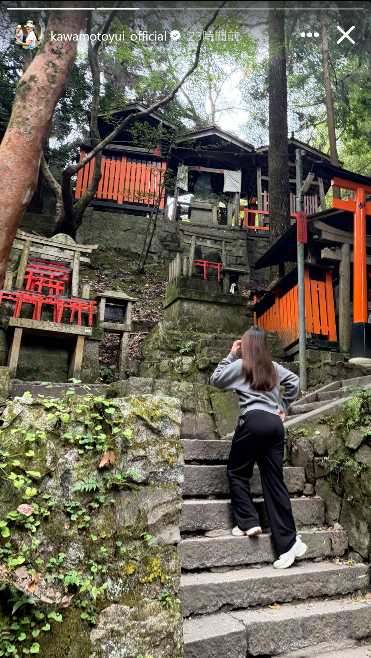 河本結のインスタグラムから