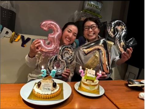 笠りつ子のインスタグラムから