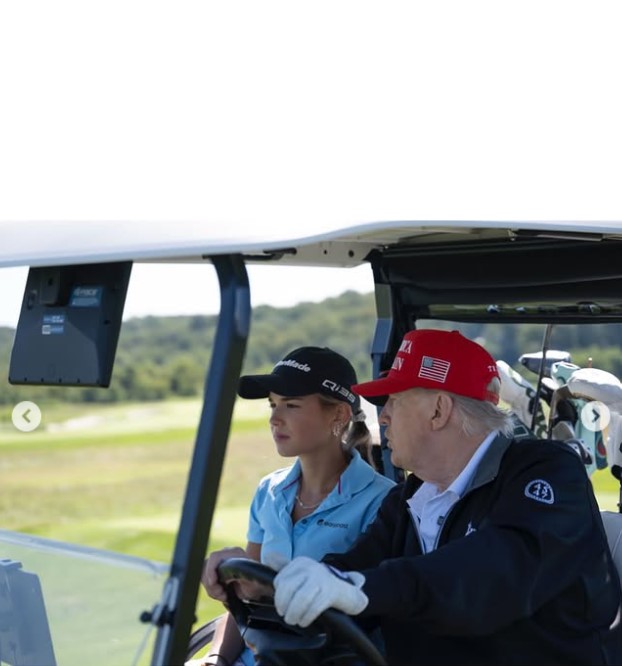 カイ・トランプのインスタグラムから