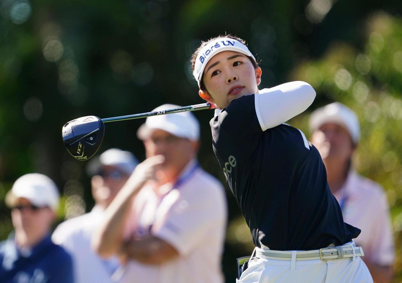 第1ラウンド、1アンダーで18位の山下美夢有（共同）