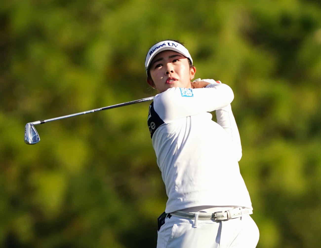 最終ラウンド、通算5オーバーで68位の山下美夢有（共同）